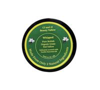 Pure Whipped Beef Tallow Balm with Vanilla Essential Oil | From Certified Organic 100% Grass-Fed British Tallow | Natural Moisturiser for Dry, Sensitive & Reactive Skin | 60g CJ & JJ Beauty Cjtallow