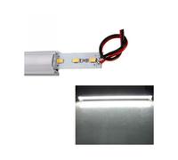 (Pure White, US Plug) 4PCS 30CM 30W 5630 Transparent Cover LED Rigid Strip Light Cabinet Lamp Kitchen Showcase AC110-240V