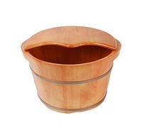 Pure Wood Bathtub Bucket，Handmade ，Sauna Accessories for Footbath Tubs，Foot Relaxing Bath Barrel