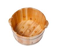 Pure Wood Bathtub Bucket，Handmade ，Sauna Accessories for Footbath Tubs，Foot Relaxing Bath Barrel