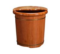 Pure Wood Bathtub Bucket，Handmade ，Sauna Accessories for Footbath Tubs，Foot Relaxing Bath Barrel