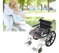 Pure Wool Fleece Cushion for Wheelchairs, Cars, and Home Use - Super Soft, Genuine Medical Sheepskin