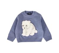 Pure wool Jumper - male - Il Gufo - Kids Knitwear - Blue - 3 Y - Kids 3 Y