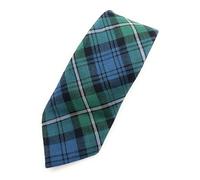 Pure Wool Scottish Tartan Necktie Available in Various Tartans - Made in Scotland (Forbes Ancient)