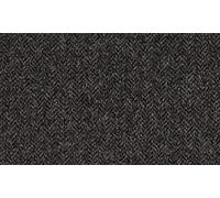 Pure Wool Shetland Herringbone Fabric Material - MID Grey, 1MTR 145cmx100cm