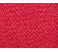 Pure Wool Shetland Herringbone Fabric Material - Raspberry Wine, 1MTR 145cmx100cm