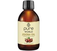 Pure World Jojoba Oil 100% Pure and Undiluted 250ml. Cold and Freshly Pressed Premium Quality Jojoba Oil - Skin, Nails, Body and Face, Vegan