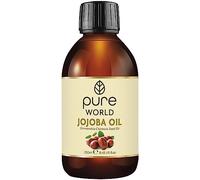 Pure World Jojoba Oil 100% Pure and Undiluted 250ml. Coldand Freshly Pressed Premium Quality Jojoba Oil - Skin, Nails, Body and Face, Vegan