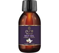 Pure World Natural MCT Coconut Oil 100ML 100% Pure and Undiluted. Premium Quality Coconut Oil. Natural C8 & C10 Vegan