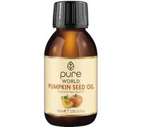 Pure World Pumpkin Seed Oil 100ml 100% Pure and Natural Cold Pressed Pumpkin Seed Oil for Hair Growth Premium Quality Moisturising Nurishing Cucurbita Pepo Seed