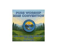 Pure Worship 2025 Convention Enamel Pin - Jehovah’s Witnesses Badge with Scenic Design - Psalm 96:8 Scripture Theme Souvenir