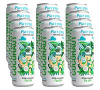 Pure Young Coconut Water Drink 12 x 320ml | Isotonic Coconut Drink | Naturally Hydrating & Refreshing | No Additives & No Added Sugar | Gluten Free, Dairy Free & Vegan