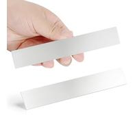Pure Zinc Anode - 2 Pcs, 6 x 1 x 0.04 Inch (19 GA) Zinc Sheet for Plating and Electroplating, High Purity Zinc Electrode