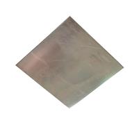 Pure Zinc Sheet Plate for Learning Experiments - 10cm x 10cm, 1 Piece - Smooth Surface, Ideal for Various use(0.25mm)