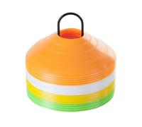 20 Piece Neon Training Cones Pure2Improve White One Size