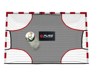 Pure2Improve - 3m x 2m Goal Shot Football Corner Practice Net