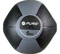 Pure2Improve - 6Kg Medicine Ball With Handles (Grey/black)