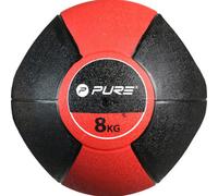 Pure2Improve - 8Kg Medicine Ball With Handles (Red/black)