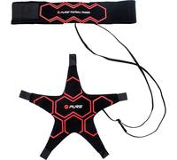 Pure2Improve Football Trainer Black/Red - Black One Size