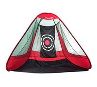 Pure2Improve Golf Practice Triangle Net - Red/White/Black
