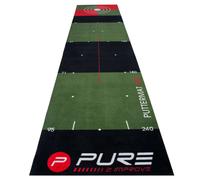 Pure2Improve Golf Putting Mat - Green, 65 x 300 cm