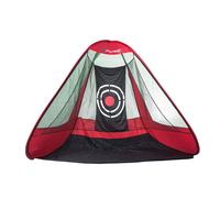 Pure2Improve Golf Practice Triangle Net - Red/White/Black