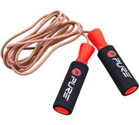Pure2Improve Leather Jump Rope - Size 275cm in Black Pure2Improve Black