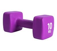 Pure2Improve Pure2Improve Neoprene Coated Dumbbells - Purple 1 x 10kg