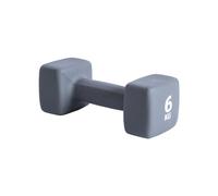 Pure2Improve Neoprene Coated Dumbbell 1 X 6 Kg in Grey Pure2Improve Grey