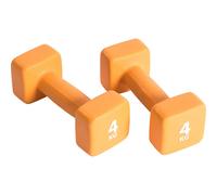 Pure2Improve Neoprene Coated Dumbbell Set 2 X 4 Kg in Orange Pure2Improve Orange