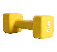 Pure2improve Neoprene Coated Dumbbell 5kg Yellow 5 kg