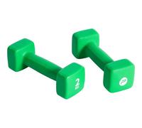 Pure2Improve Neoprene Coated Dumbbell Set 2 X 2 Kg in Green Pure2Improve Green