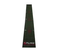 Pure2Improve Perfect Stroke Golf Putting Mat 30 X 275cm in Black | Size: 30 X 275 cm Pure2Improve Black 30 X 275 cm
