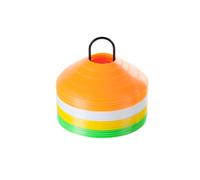 20 Piece Neon Training Cones Pure2Improve White One Size