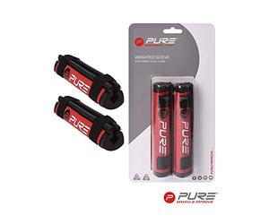 Pure2Improve Unisex Pure 2 Improve - Weighted Sleeve Training Aid Golf Speed Weights, Red Black