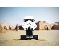 PureArts - StarWars (Original StormTrooper Helmet) 1:3 Statue Figurine, White