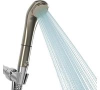Purebble II Japanese Microbubble Shower Head | Made in Japan | Deep Cleansing, Water-Saving, High-Pressure Spa Experience | Eco-Friendly, Easy Installation (Champagne Gold)