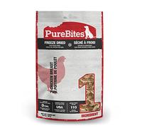 PureBites Chicken Freeze Dried Dog Treats, 1 Ingredient, Made in USA, 3oz