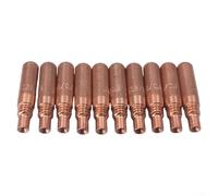 PureBowlic 10 Pack .035" Welding Nozzles for Miller for MDX Acculock for MULTIMATIC T-M035, Copper Tips for D-M100 D-M250 Diffuser, Standard Size MIG Parts(10pk)