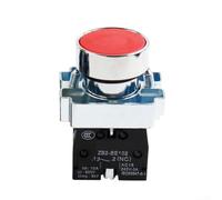 PureBowlic 10pcs 22mm Momentary Push Button Switch IP65 Waterproof NO SPDT for Industrial Equipment Control Panel, Green and Red, Easy Installation(Red)