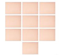 PureBowlic 10Pcs Single Sided PCB Copper Clad Board FR4 10X15cm,For Electronics Hobby Etching Circuit Testing Experiment And Project Development