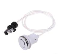 PureBowlic 16A Pneumatic Push-Button Switch For Bathtubs, 250V Air Pressure Knob For ABS PVC Stainless Steel, 28Mm/32mm Thread, Black Or White Spa Tub Control Button(32mm)