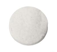 PureBowlic 20Pcs Circular Wool Wicks For Tabletop Fireplaces, 2.4x0.4in Fiber Core Stove Gap Filler, Heat Resistant Up To 2900°F, Bioethanol Cotton Sponge Replacement, White