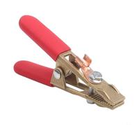 PureBowlic 260A Brass Earth Cable Clamp For 40Mm Opening, A-Shape Grounding Pliers For Argon Welding, Heavy Duty Electrical Connector For Shipyard And Steel Fabrication