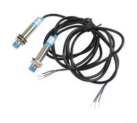 PureBowlic 2PCS Inductive For Proximity Sensor Switch NPN Normally Closed,For LJ12A3-4-Z/AX DC 6-36V 4Mm Detection Distance Metal Body,For Automation Robotics