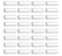 PureBowlic 32 Pcs White PVC Pipe Clips,For Greenhouse, Row Covers, Bird Netting And Shed Frames - PP Plastic Clamps,For Metal Conduits And Garden Structures