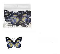 PureBowlic 3D Butterfly Wall Decals, Vibrant PVC Waterproof Sticksers For Home Decor, Wedding Party, Window And Furniture, Easily Apply With Tape, 12 Pieces Set(PY18011-13.5 * 14.5cm)