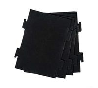 PureBowlic 4 Pack Activated Charcoal Filter Cotton For Over The Range Microwave, High Efficiency Air Filter To Trap Grease Smoke And, Easy Install Replacement Parts