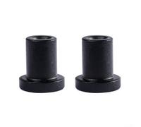 PureBowlic 4 Pack Barn Door Pipe Wall Track Spacers Clamp Fitting Sleeves 30X35mm Standard Rail Heavy Duty Sliding Door Hardware Parts Plastic 35mm Strong Bearing Stable Support Replacement
