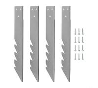 PureBowlic 4 Pack Ground Anchors for Outdoor For Swings with Screws, Galvanized Steel Fixings for Garden Playhouses and Climbing Frames